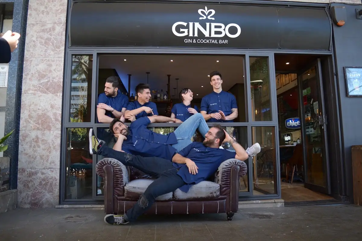 The Ginbo Cocktail Bar on Passeig Mallorca, Palma