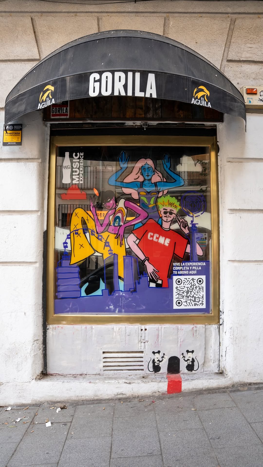 Seguimos recorriendo Madrid con CCME @cocacolamusicexperience , @revista_el_duende y una serie de intervenciones artísti