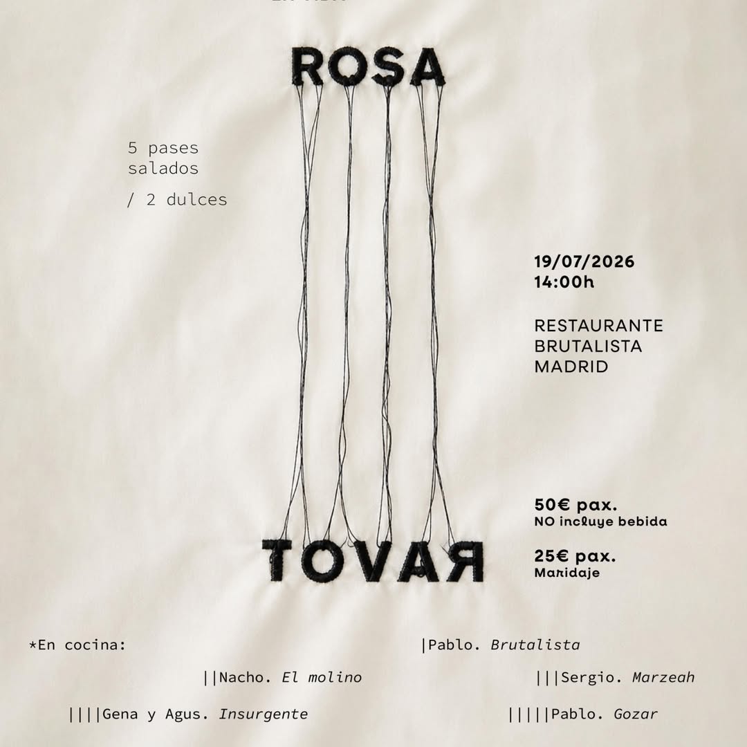 El próximo 19 de julio nos sentamos a la mesa para homenajear a Rosa Tovar: cocinera, profesora, historiadora y una de e