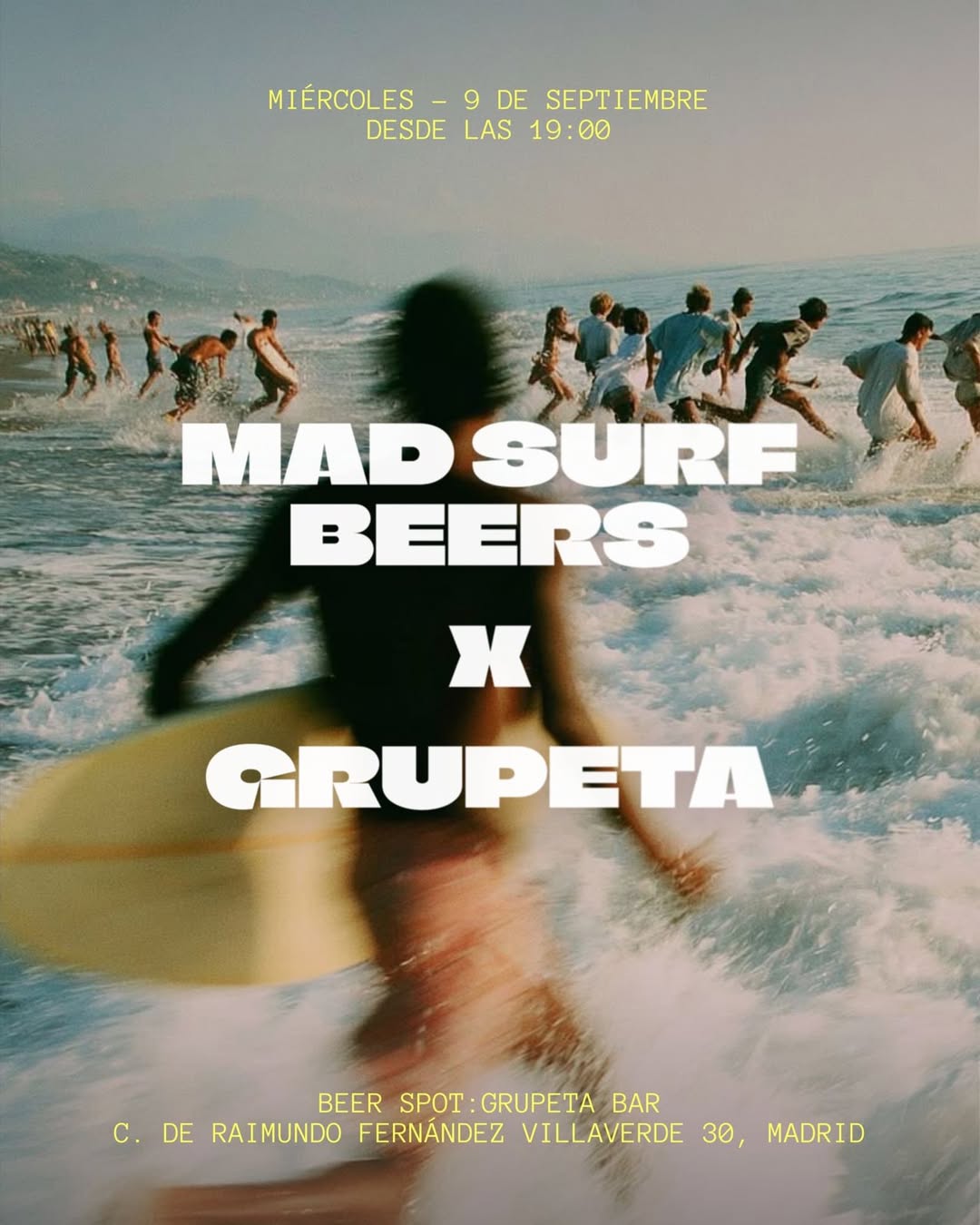 🚨 SAVE THE DATE - 09/09 🌊

Vuelven las Mad Surf Beers post verano, historias y muchos planes que contar! 

Volvemos de n