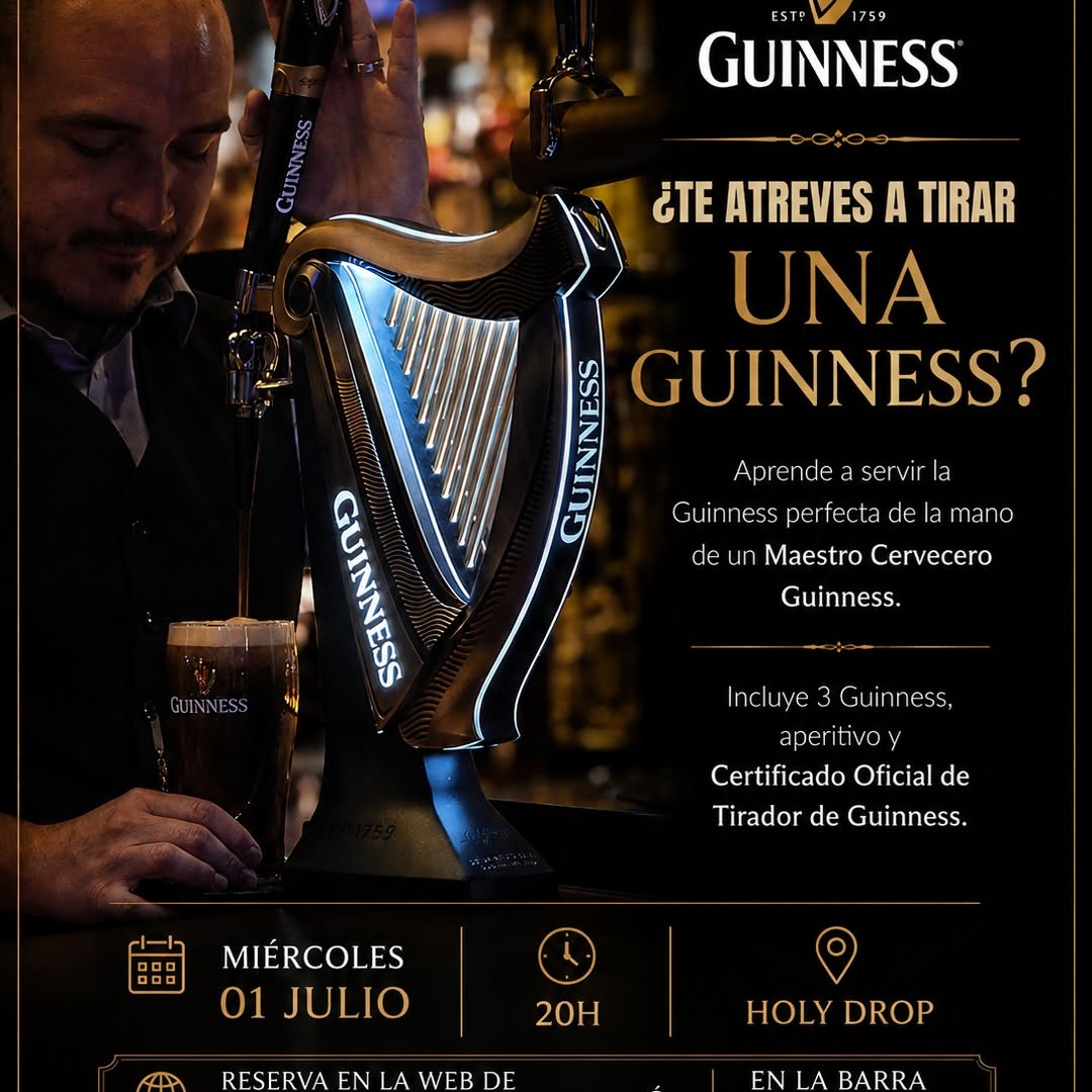 ¿Te atreves a tirar una Guinness?

¿Sabías que servir una Guinness correctamente es todo un arte?

Aprende el ritual ofi