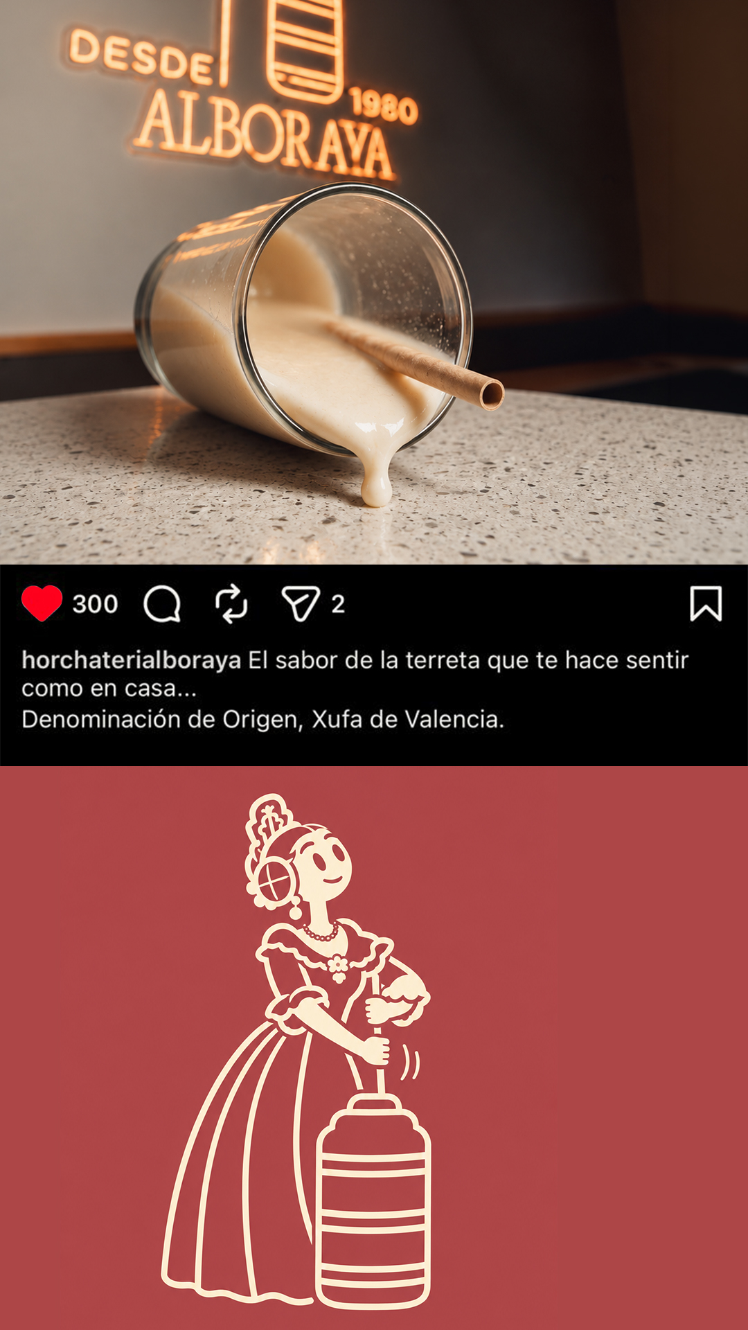 Instagram no estaba preparado para esto…
Se nos ha ido la horchata de las manos.

#Alboraya