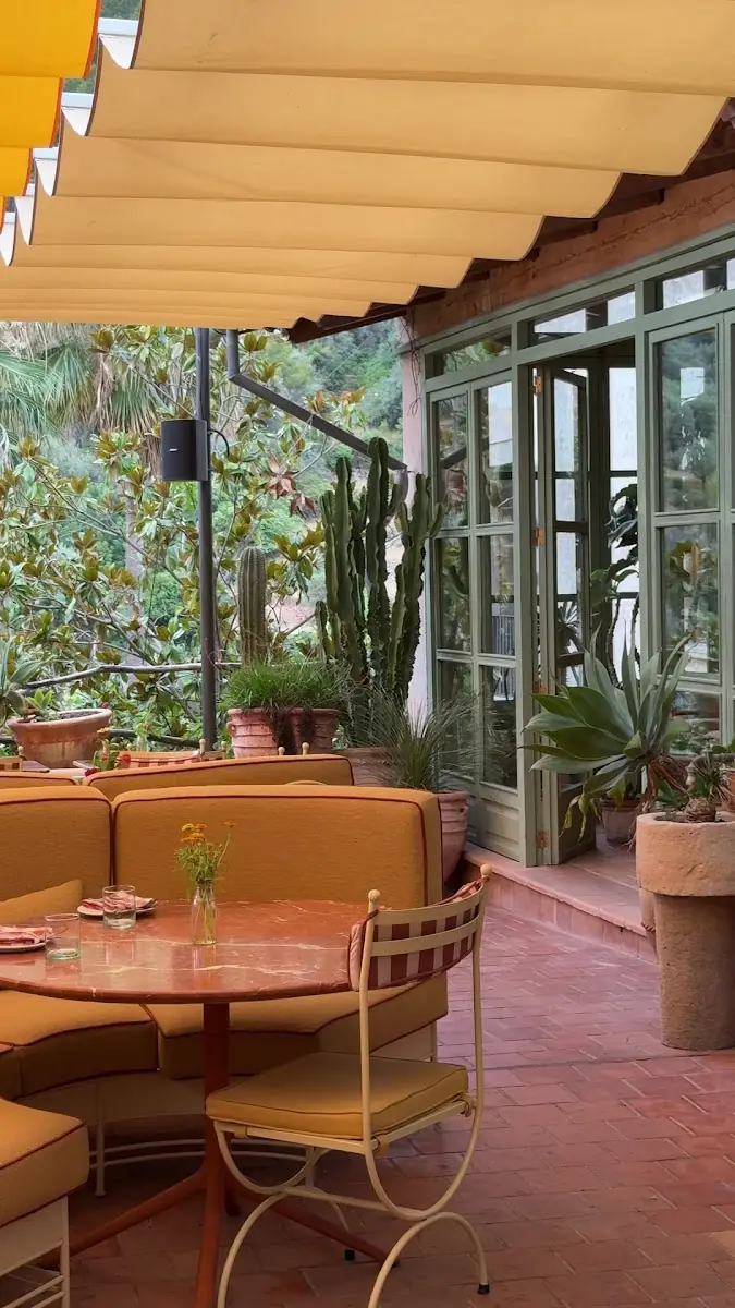 The dining room at Hotel Corazón
