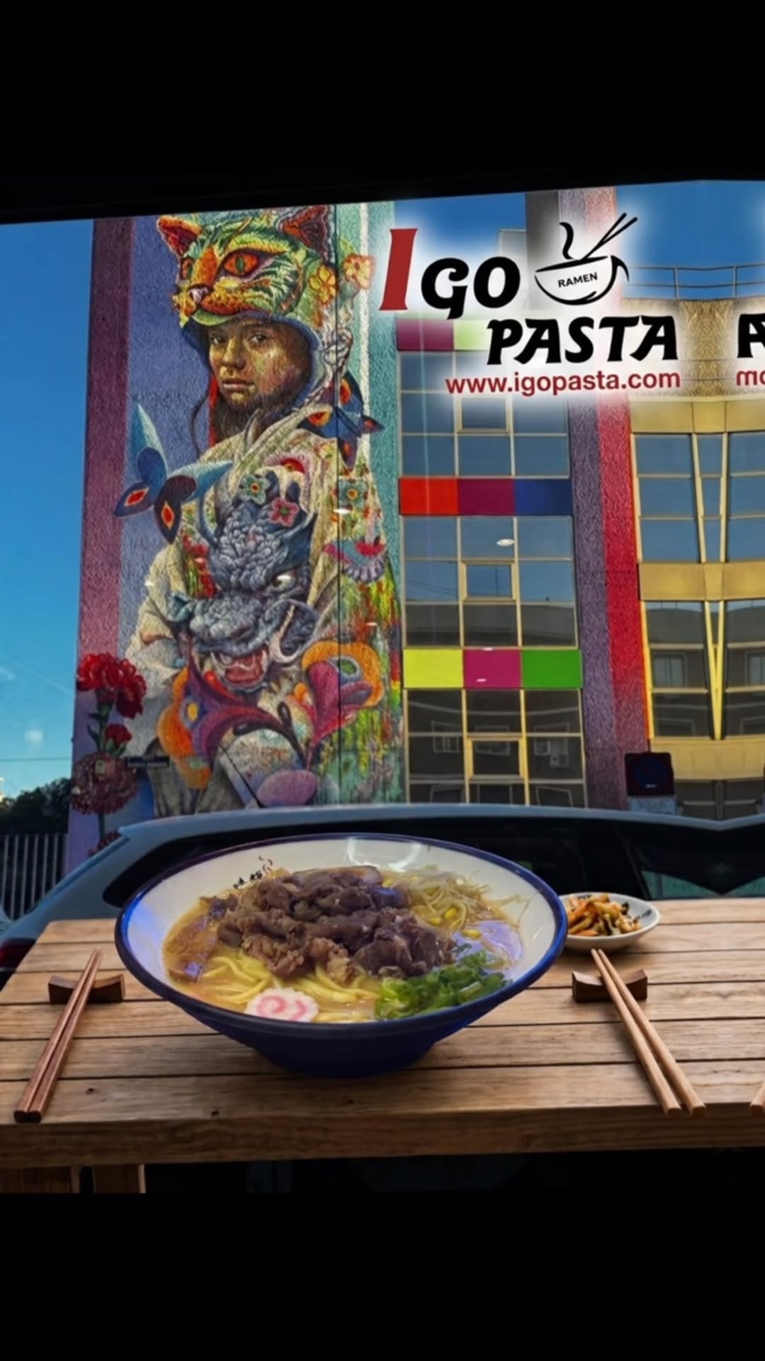 Restaurante igopasta:Un poco de arte, 🎨un buen ramen🍜 y un fin de semana sin prisas. ✨🍜
A veces, los mejores planes son 