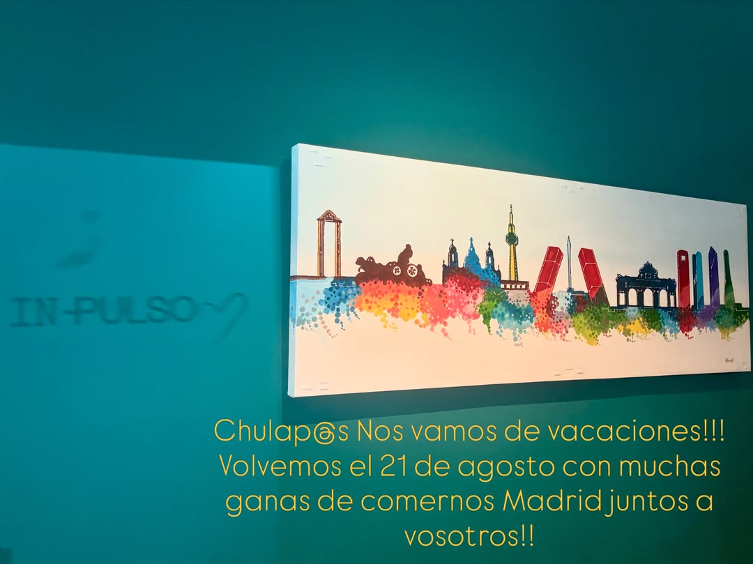 Lo dicho chulap@s!!! Nos vamos de vacaciones a disfrutar de los nuestros, descansar y coger fuerzas para una nueva tempo