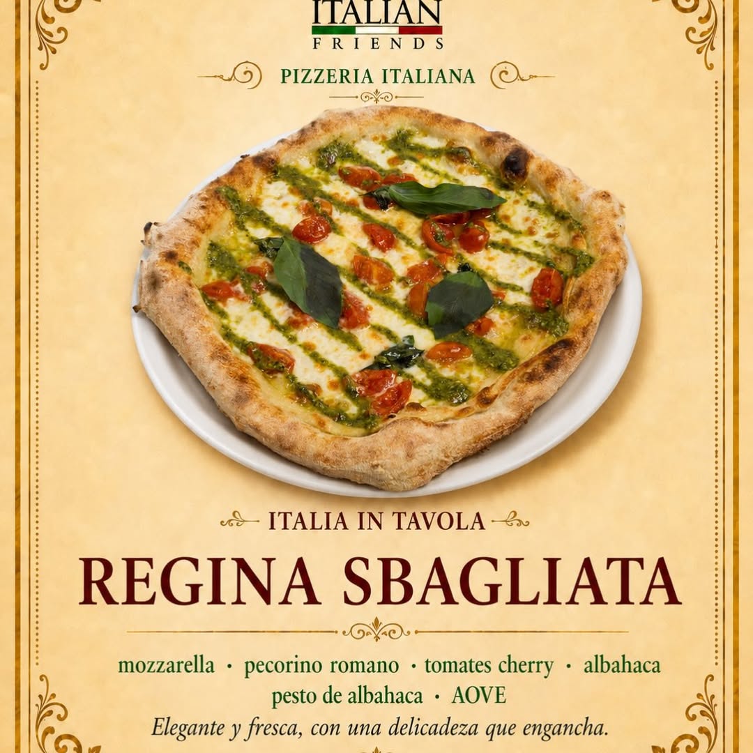 Hay clásicos que respetamos.
Y luego están los que nos gusta “equivocar” un poquito. 😏🍕
Hoy toca REGINA SBAGLIATA. 🇮🇹