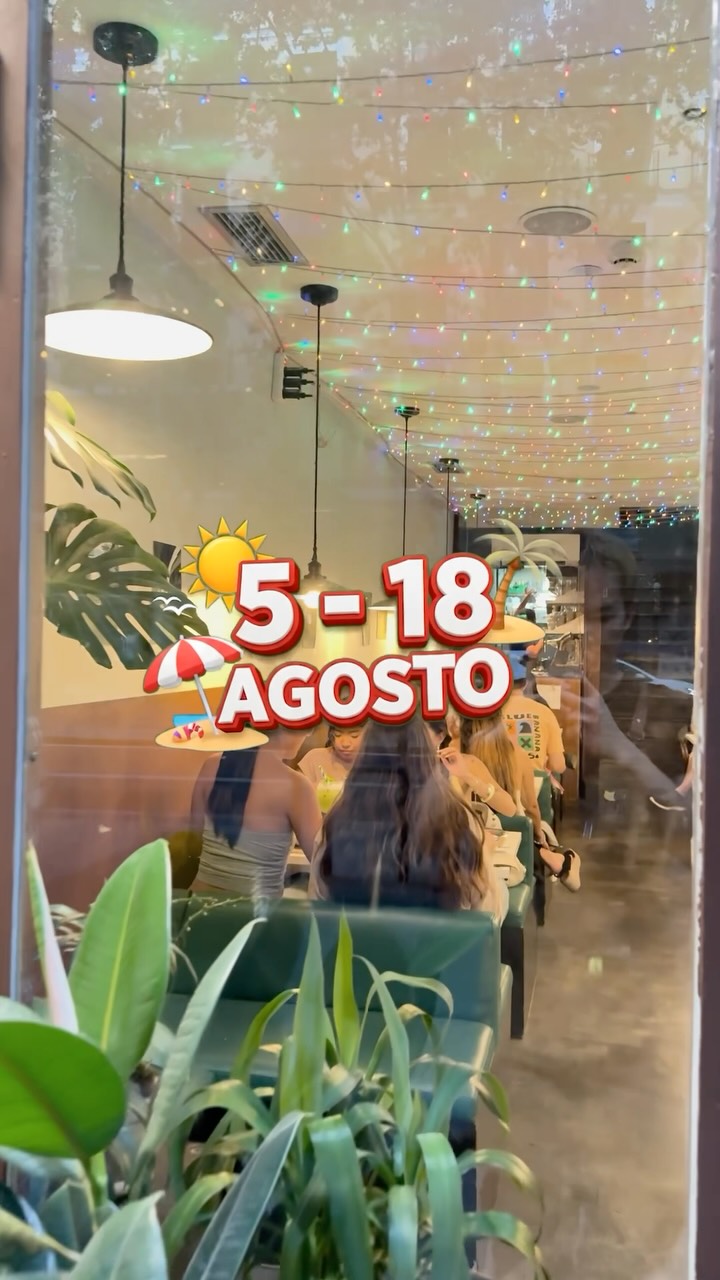 ¡Atención! Nos tomamos unos días de descanso. 🌴 Cerramos del 5 al 18 de agosto. ¡Ven a disfrutar de tus platos favoritos