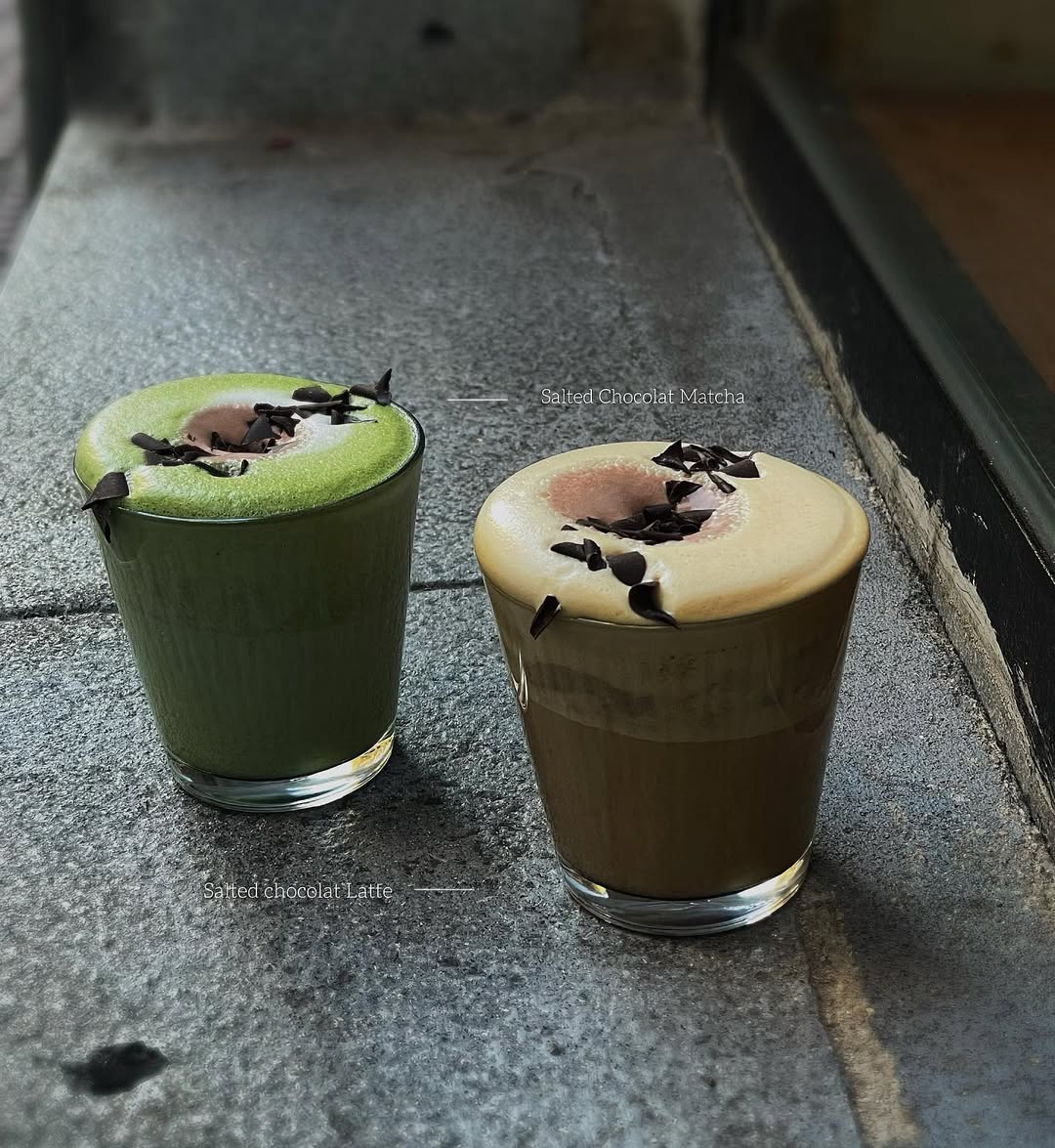 New - Salted Chocolat “Matcha “
 Salted Chocolat “Latte “ 

Kōhī