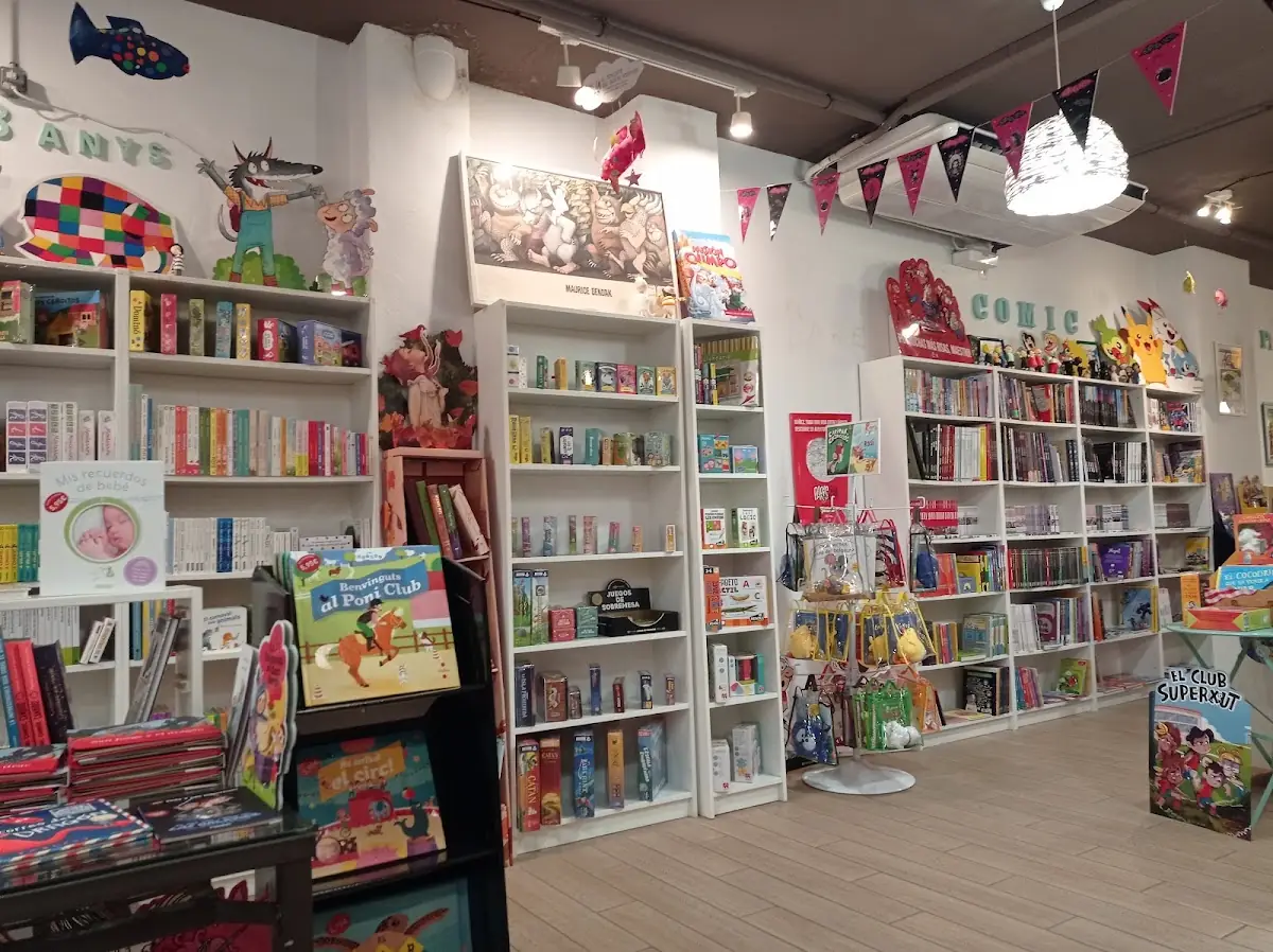The book selection at La Biblioteca de Babel