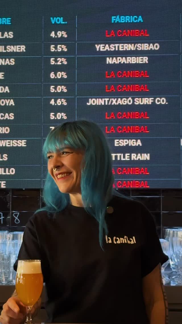 Muchos ya conocéis a Tanchi, la MÁS maja, la del pelillo azul, Beer Sommelier en Argumosa y una de las culpables de que