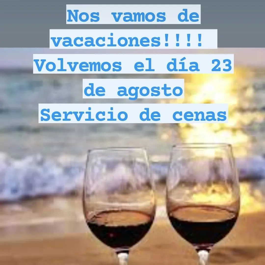 Nos vamos a descansar, a cargar las pilas para volver con energía
Nos vemos a partir del 23 de agosto a las 20:00h