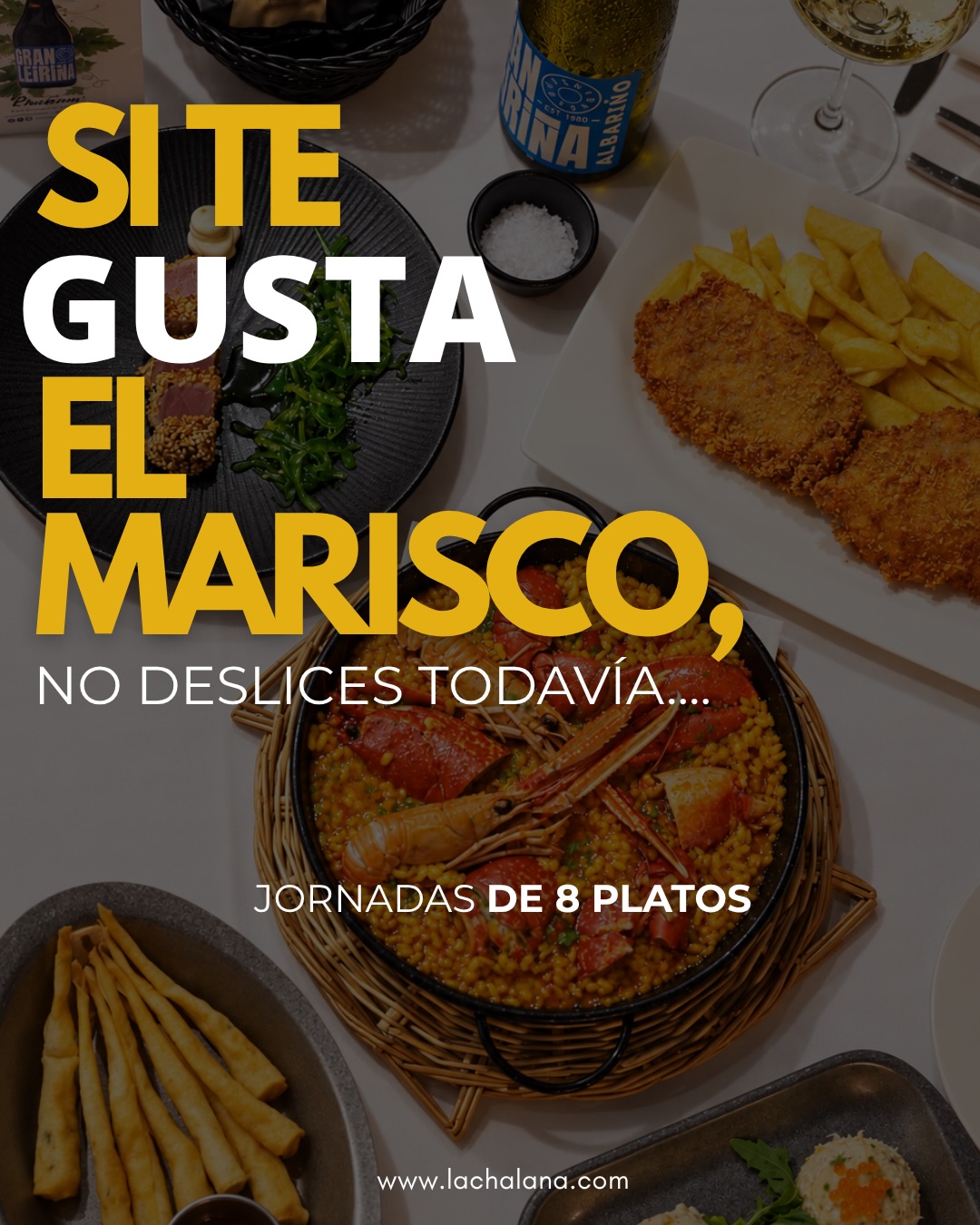 Si te gusta el marisco, guarda este carrusel. 🦞🔥

Llegan las Jornadas Gran Leiriña a La Chalana: una propuesta de 8 plat