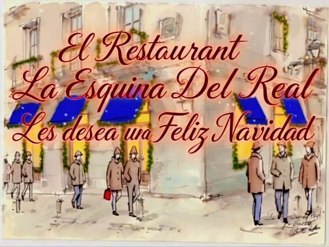 Desde❄️🎄La Esquina Del Real🎄❄️Les queremos desear ☃️Unas Feliz Navidad🎄🎁 🦌🎅🏼 y Próspero año nuevo 🕰🍇🍾🥂😊#joyeuxnoël #feli