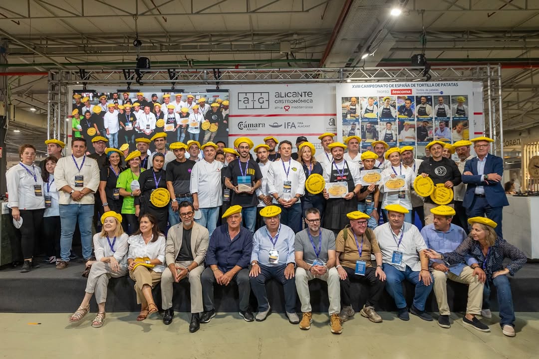 Haber ganado el XVlll Campeonato de España de Tortilla de patatas celebrado en la feria de @alicantegastronomica 2025 es