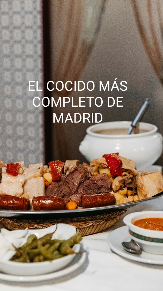 El cocido madrileño es mucho más que un plato...forma parte de la cultura gastronómica de Madrid.

En @lagrantasca lleva