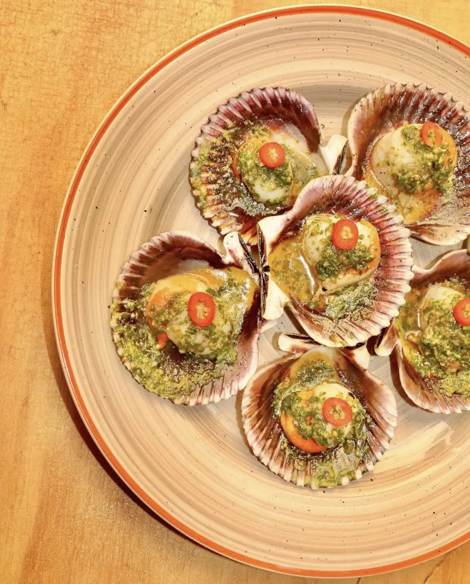 Scallops at La Infame