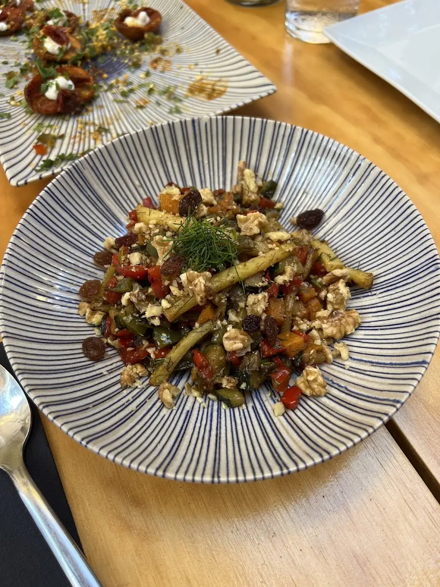 A vegetable dish at La Infame