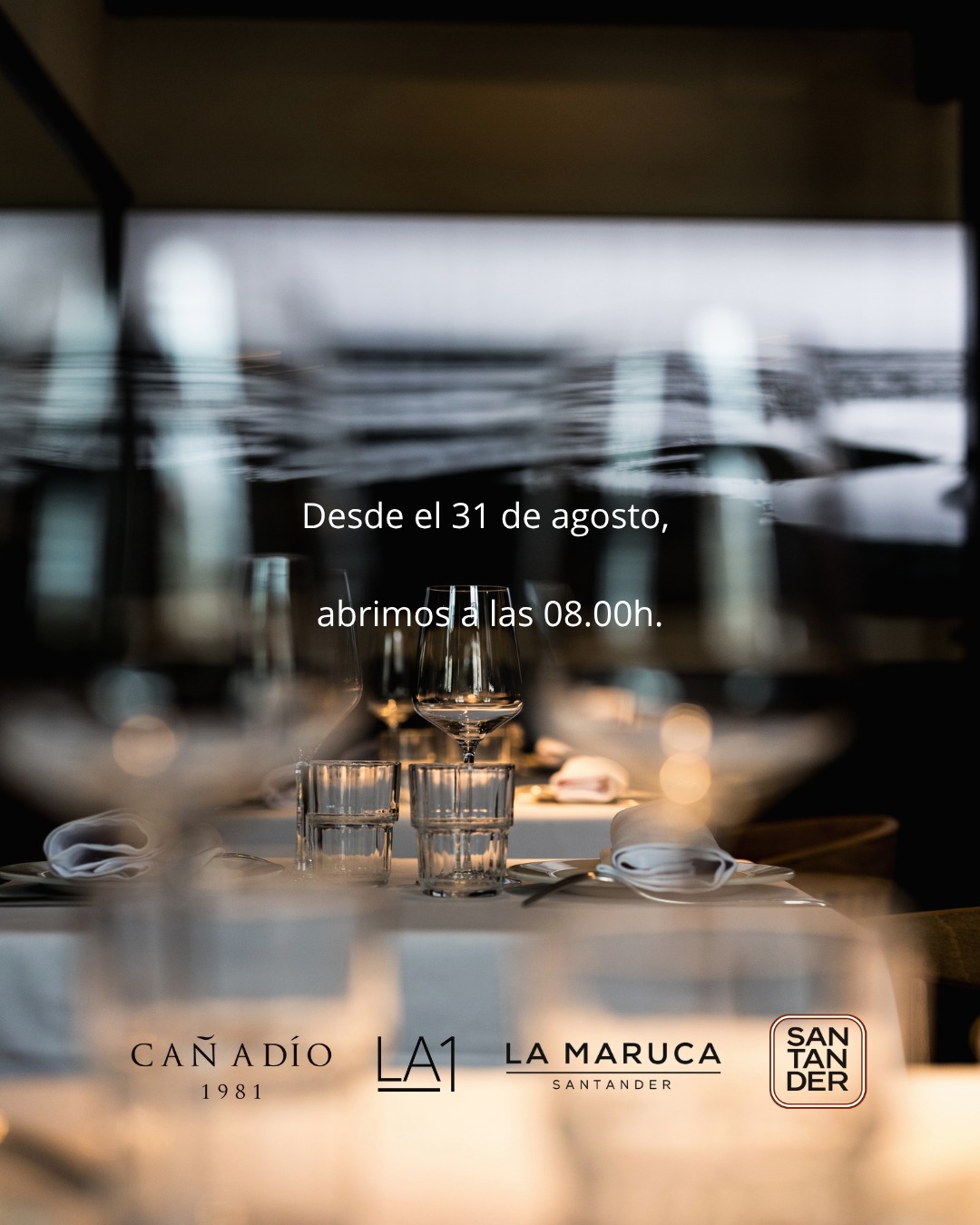 La vuelta a la rutina sabe mejor alrededor de una mesa.
Desde el 31 de agosto, volvemos a abrir a las 08.00h.
#cañadío