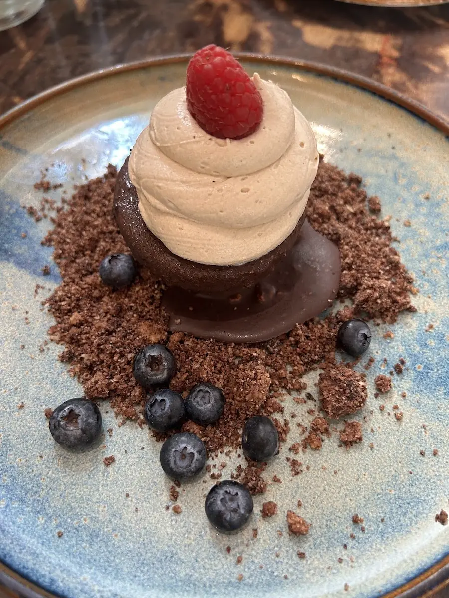 Chocolate dessert at La Mujer de Verde