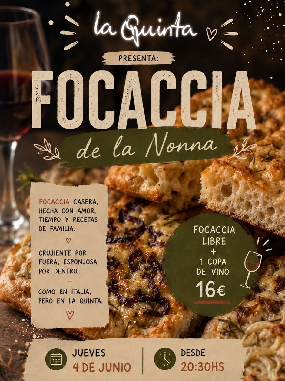 LAS FOCACCIAS DE LA NONNA 😱🤎
Estamos mega felices de la visita de Sil y aprovechamos para comer unas buenas Focaccias.