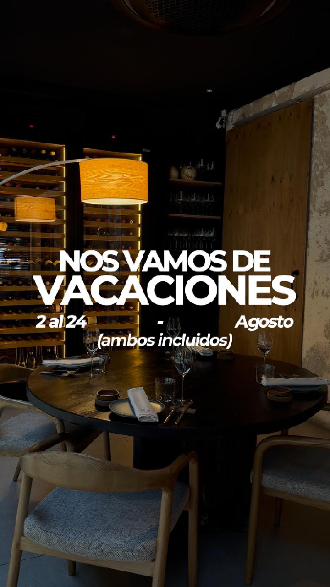 Últimos días para reservar antes de vacaciones. 🔥
Del 2 al 24 de agosto (ambos incluidos) permaneceremos cerrados.
Lu