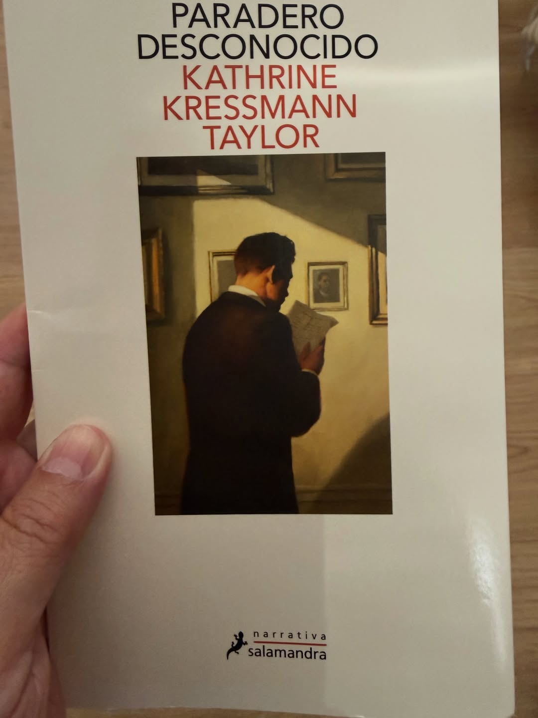 Una de mis últimas lecturas y súper recomendable. Paradero desconocido , ediciones @salamandraed , una correspondencia e