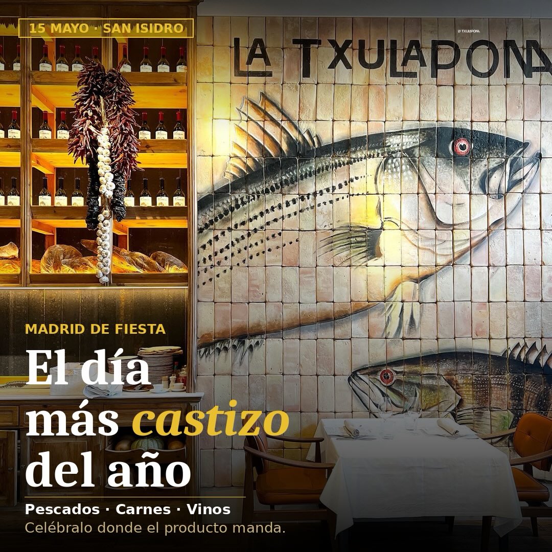 Hoy Madrid está de fiesta. Se viste de Txulapo y Txulapa, sale a la pradera a celebrar…
Nosotros no paramos. Trabajamos 