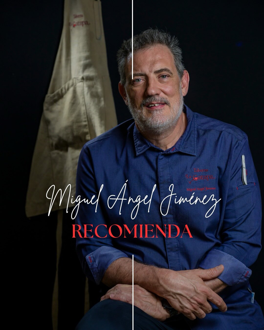 Por fin viernes. ¿Sin plan para el finde en Madrid? Toma nota.
El chef Miguel Ángel Jiménez, de @lacatapa , Premio a la