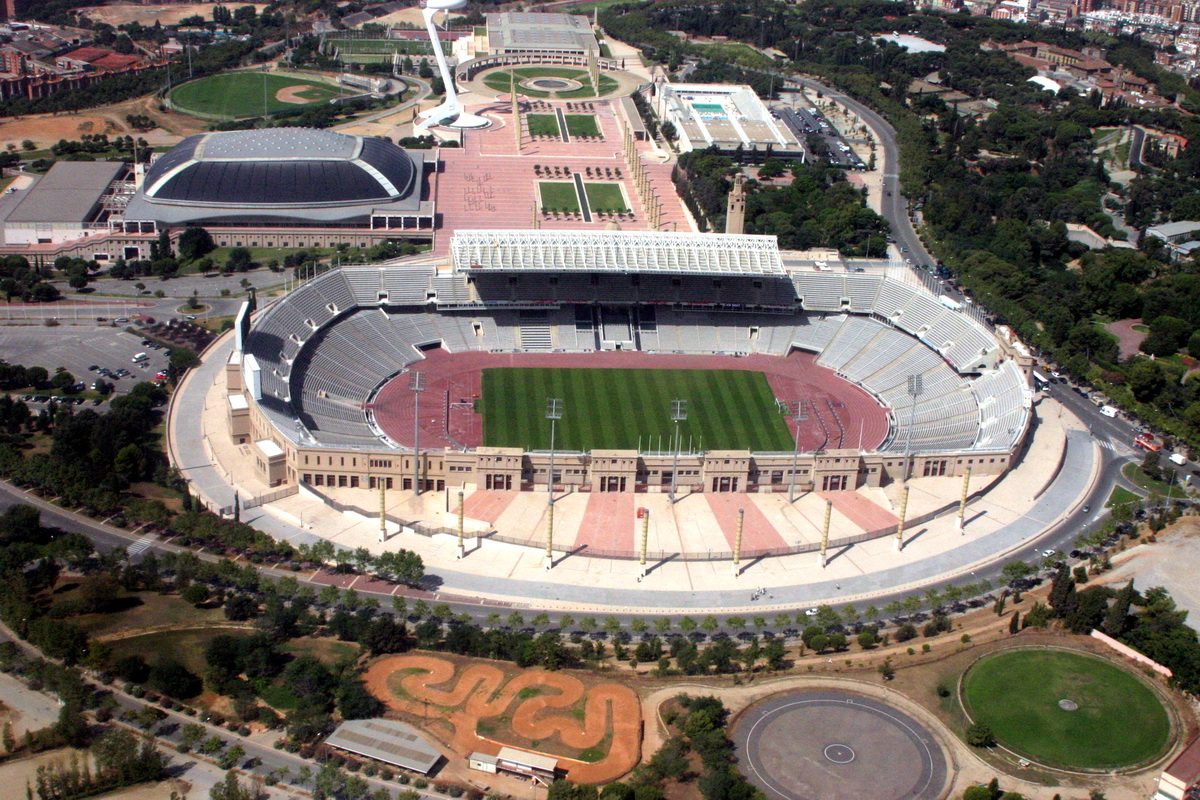 Estadi Olímpic, olympic stadium in Barcelona, Spain