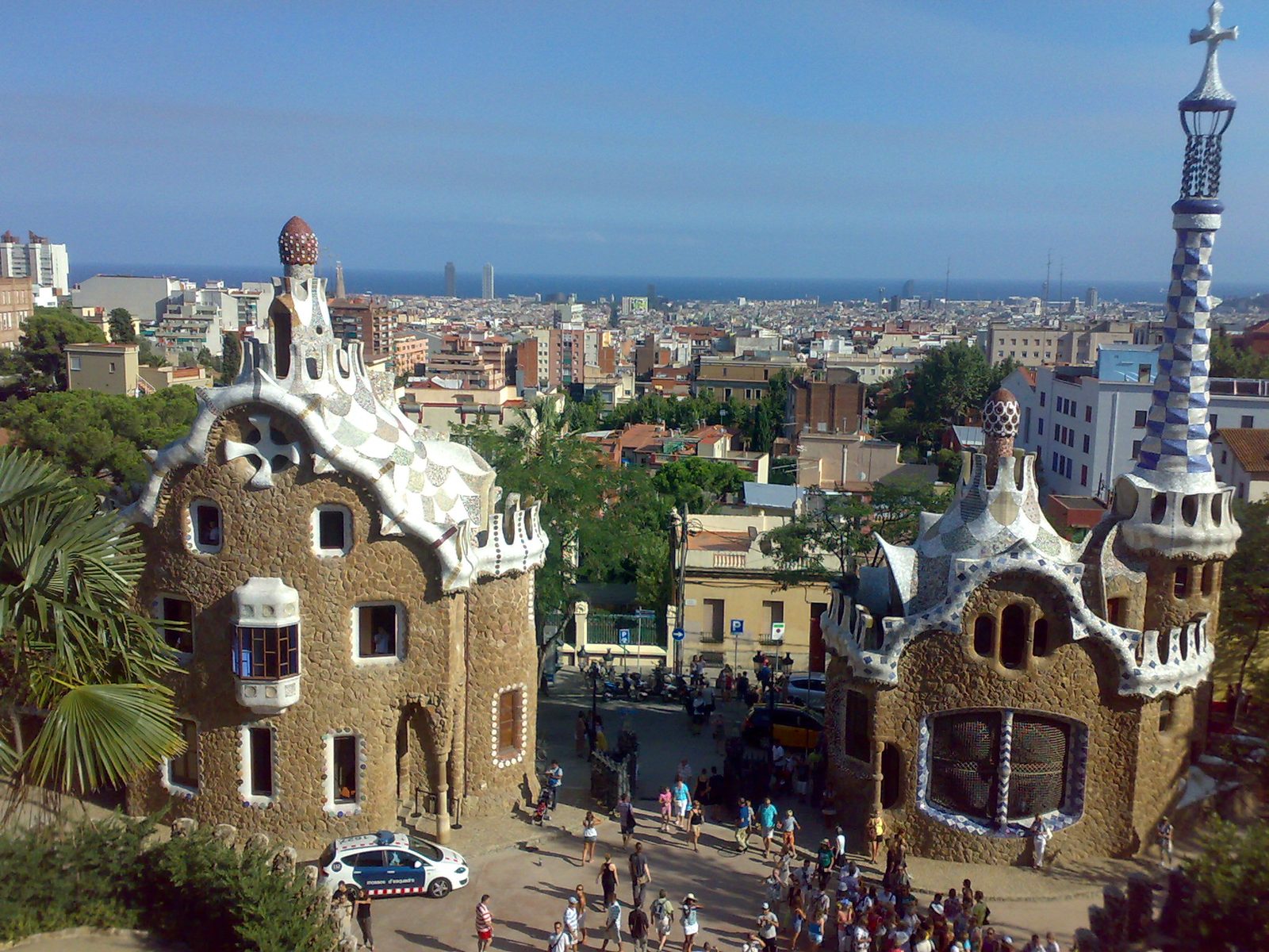 Park Güell in Barcelona, Spain