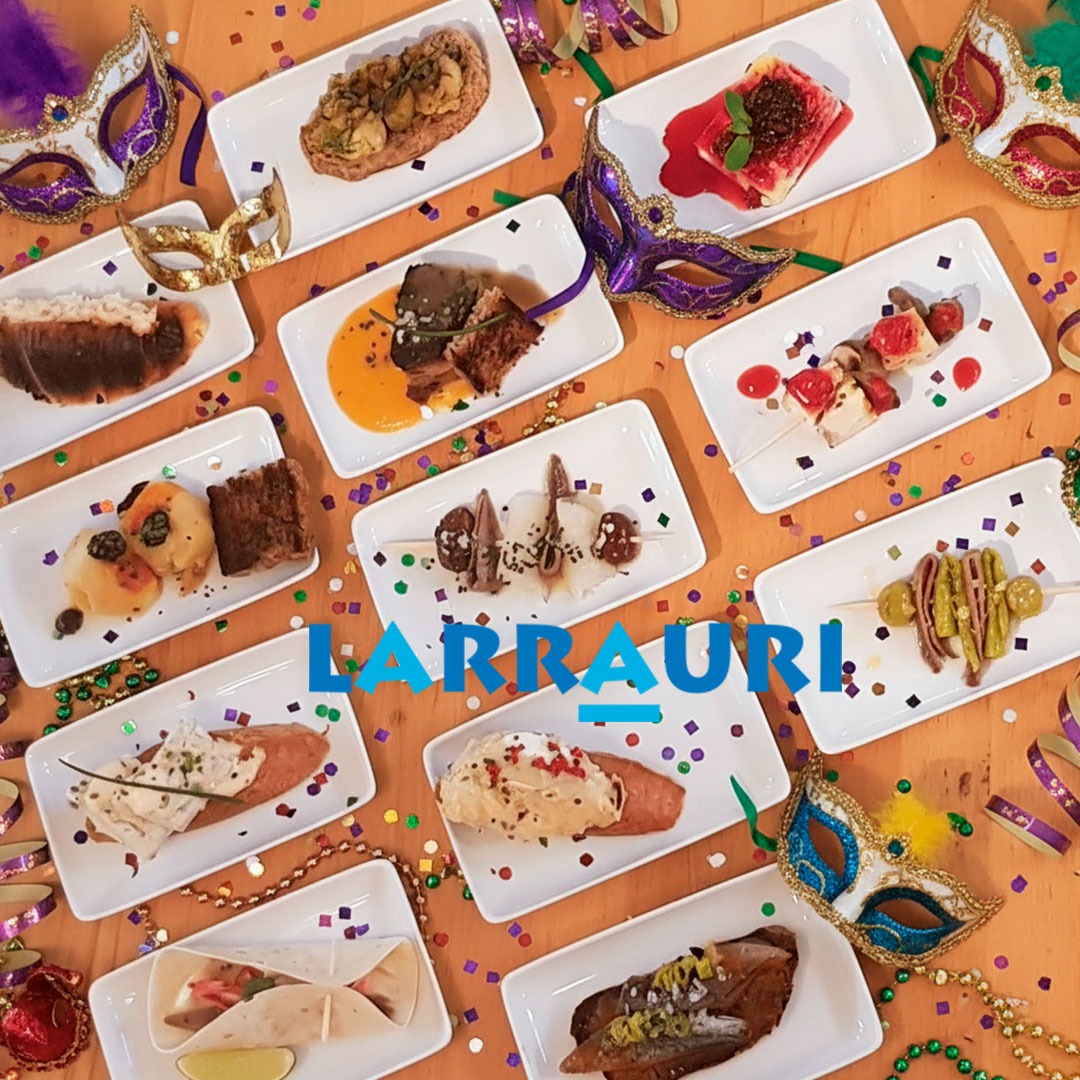🎭 Carnaval se celebra alrededor de la mesa 🎭
Carnaval es alegría, risas, amigos y ganas de compartir.
Y en Larrauri, ta