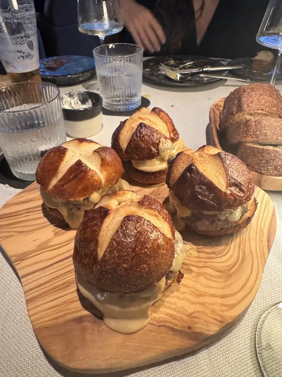 Mini burgers at Leña by Dani García