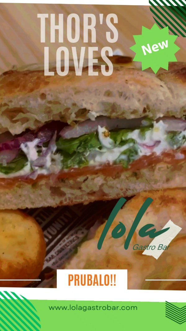 ¡Desata el poder del sabor con nuestro panini "Thor's Love"! 🌈💖 Este festín celestial te transportará con el abrazo apas