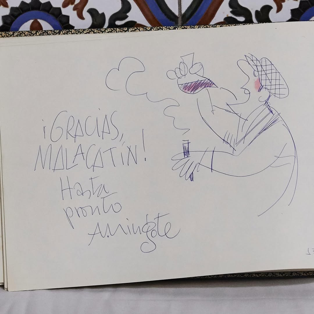 ¿Sabíais que entre las muchas curiosidades que esconde Malacatín hay una auténtica joya?
Este dibujo nos lo regaló el g