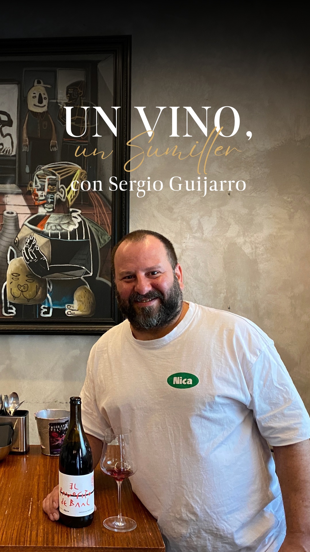 🍷 Un litro de vino para compartir. Así empieza bien cualquier mesa.
En esta nueva entrega de Un vino, Un sumiller, Serg