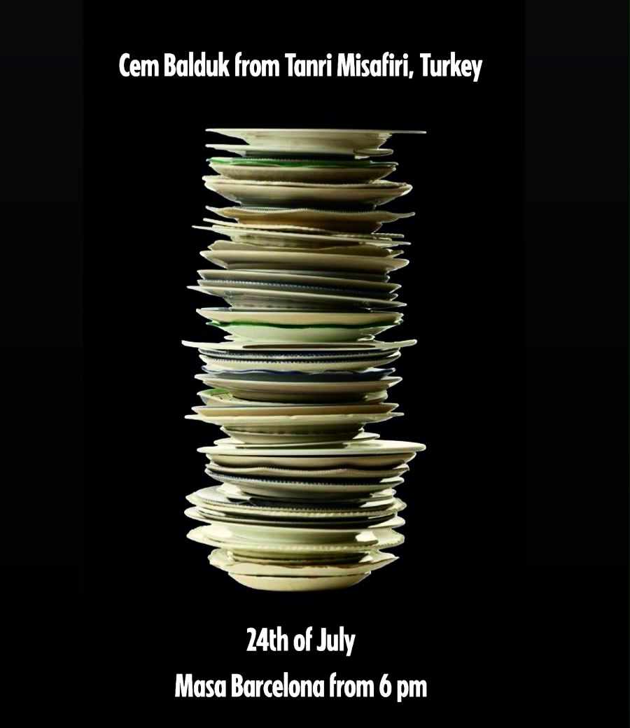 Next Friday the 24th of July we have a very special visit from our friend @cembalduk from @tanrimisafiristanbul and @mug