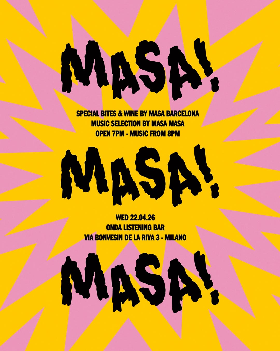 MASA MASA MASA ‼️
Kicking off our design week program with @masamasa_sonoio in the listening room!
@masa.vins joining