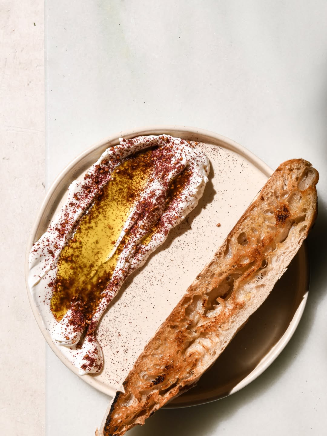 Labneh ahumado.