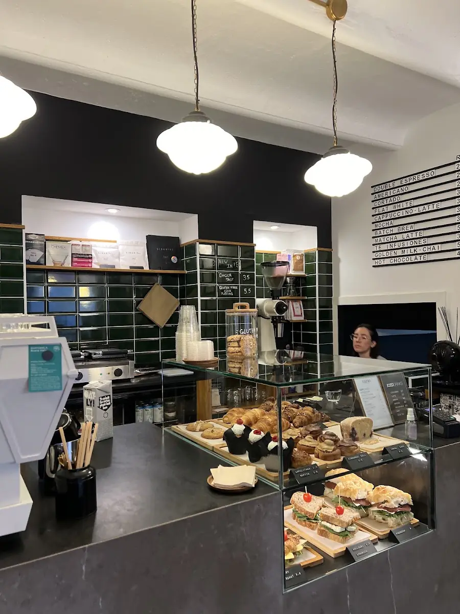 The counter and pastries at Nano Coffee Lab