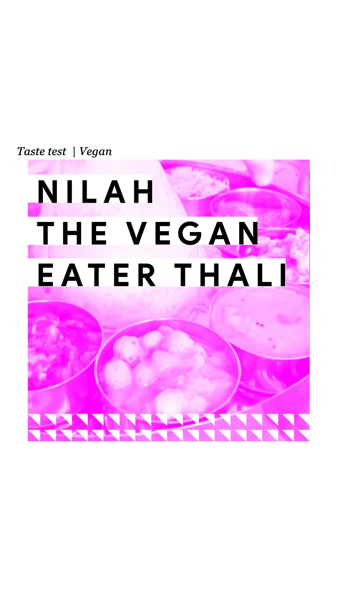 THE VEGAN EATER THALI
Hoy te enseño el The Vegan Eater Thali, el plato indio más viral de Madrid ahora mismo.
Un menú