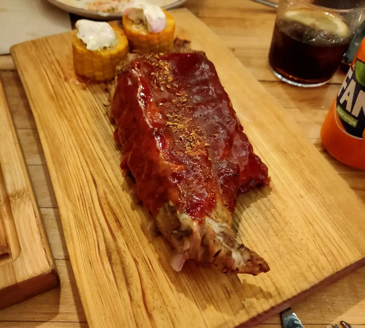 BBQ ribs at Nola