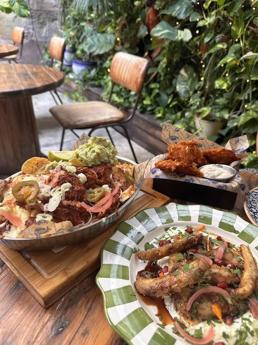 A street-food spread at Nola