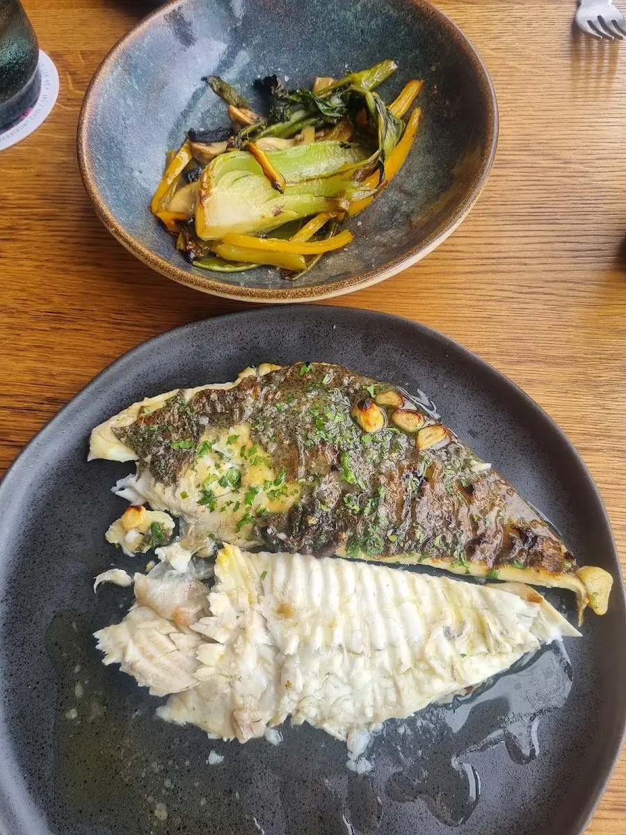 Fish course at Nudos Atelier
