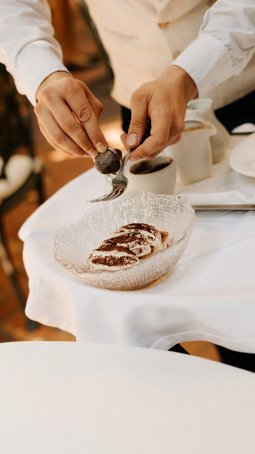 El auténtico Tiramisú de la Nonna Rosa. Un clásico que se termina en mesa y que mantiene intacta su esencia italiana.
.
