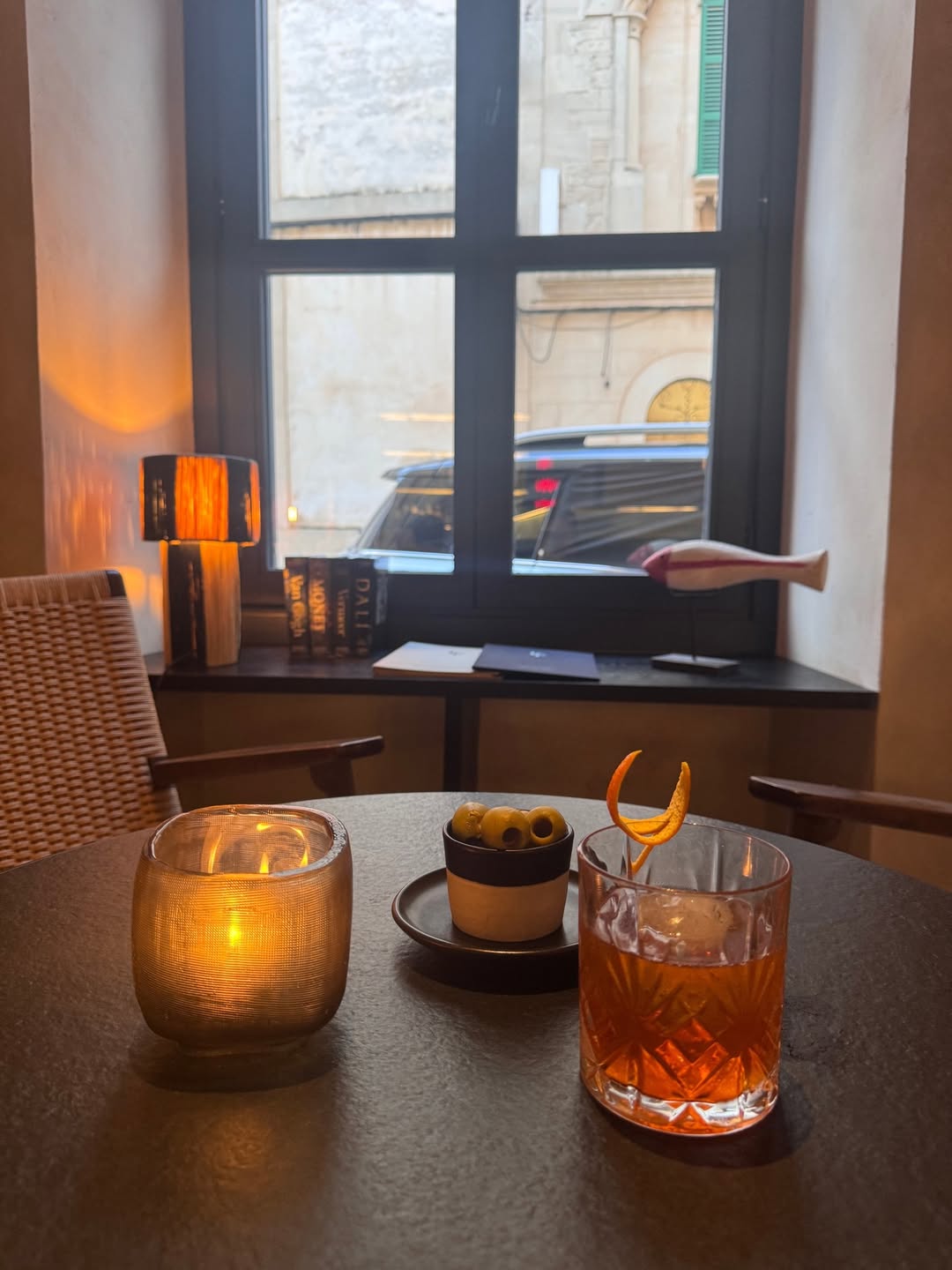A cocktail before, with, or after dinner at Ocre. Because that's just the way it should be...⁠
Reserve your table via th