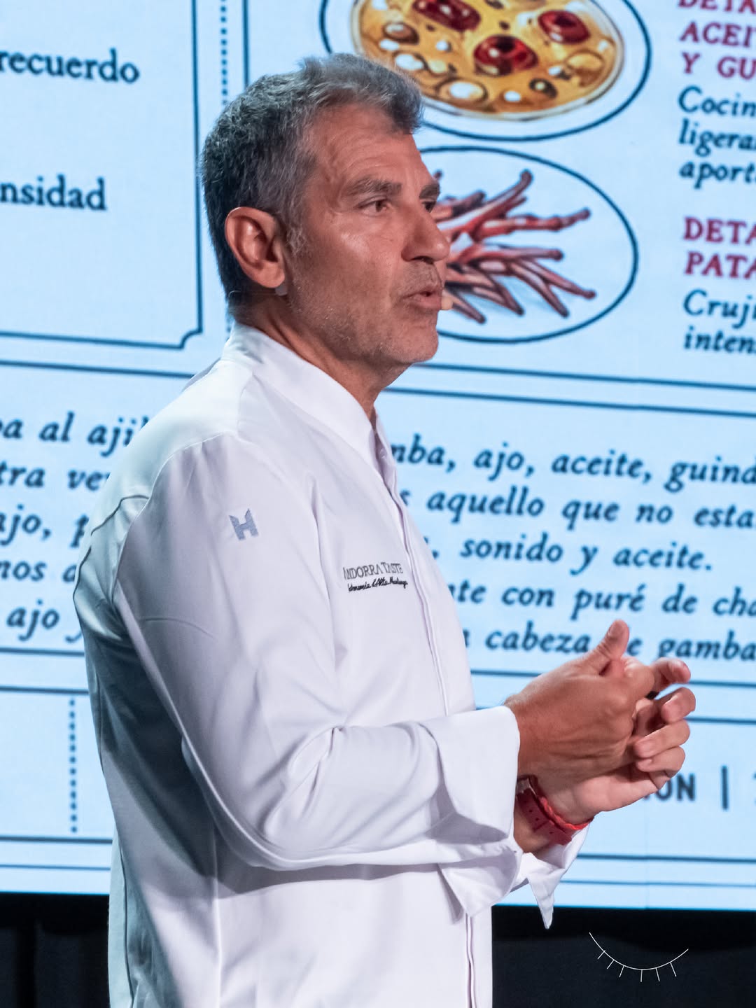 Paco Roncero ha participado en Andorra Taste con una ponencia en la que ha reflexionado sobre el momento que vive Madrid