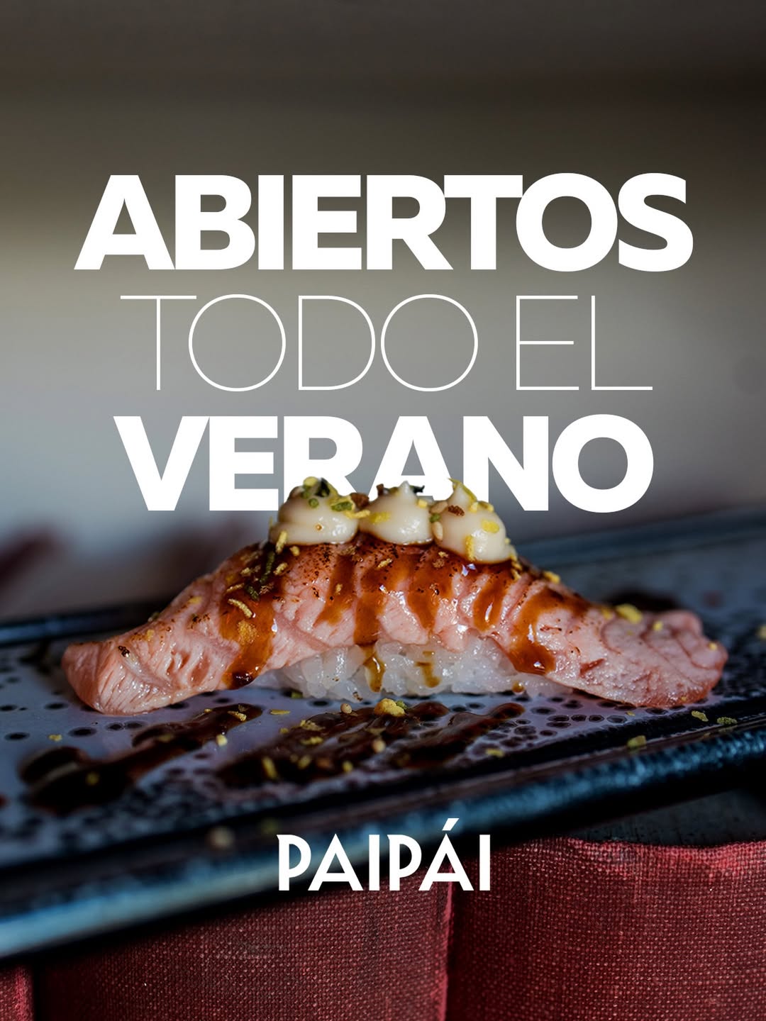 Sabemos que quieres fusión de la buena sin parar 💥 

Por eso en verano seguimos contigo 🤗

Abrimos todos los días en Pla