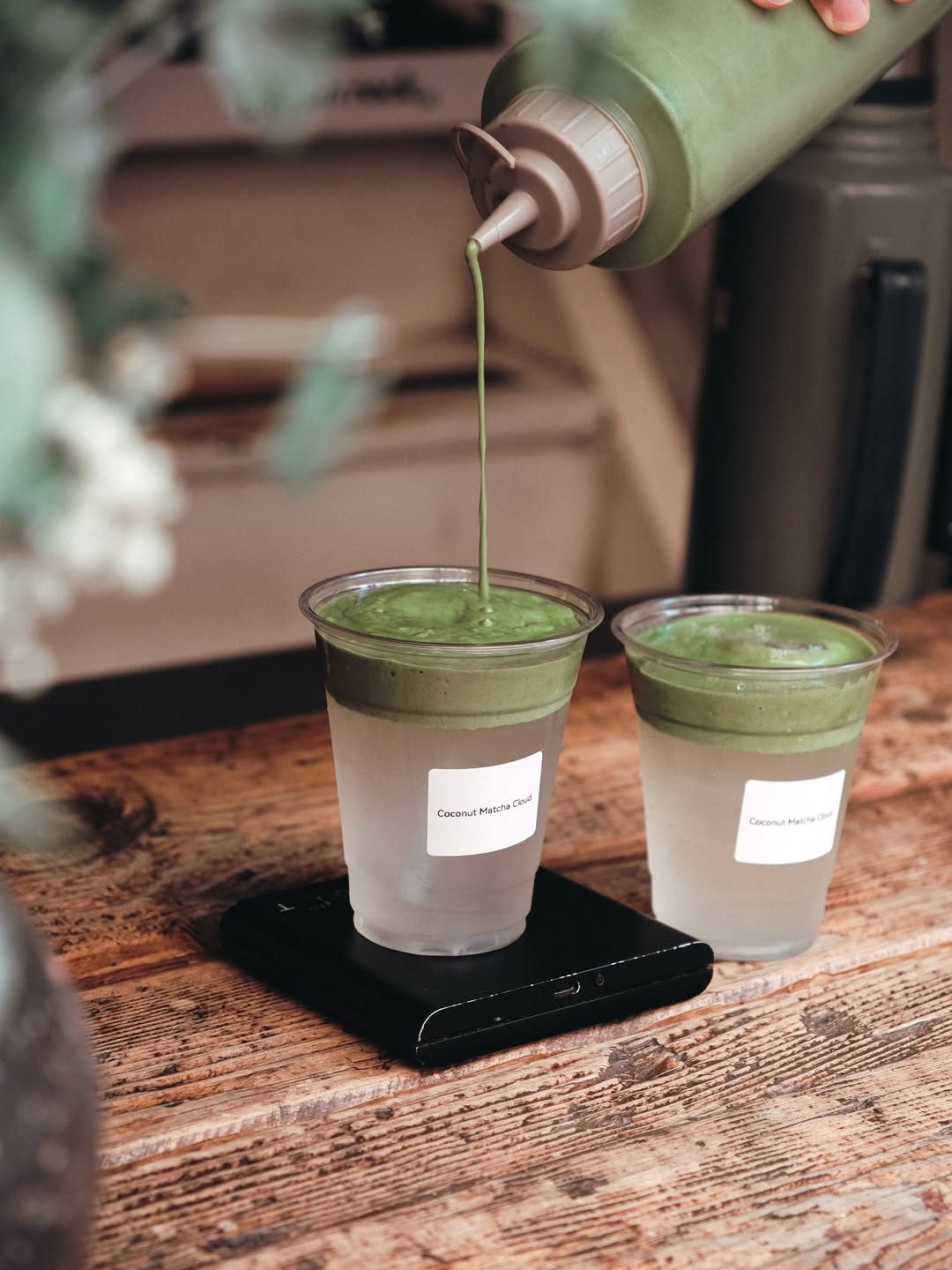 Coconut matcha cloud ☁️🍵.
.
Disponible, una nube de matcha echa con @oatly y agua y la ponemos sobre agua de coco 🥥 bien