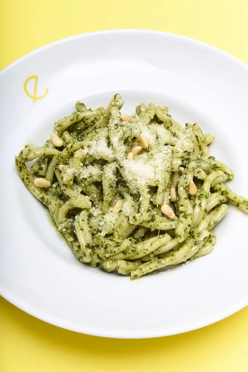 Trofie al pesto at Pasta e Pesto