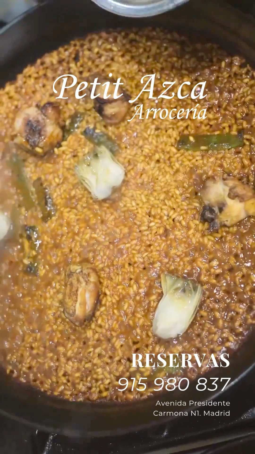Reservas - 915 980 837
#arroceria #Gastronomía #paella🥘